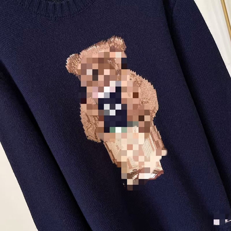 ##Men's Bear Crewneck Sweater P 6