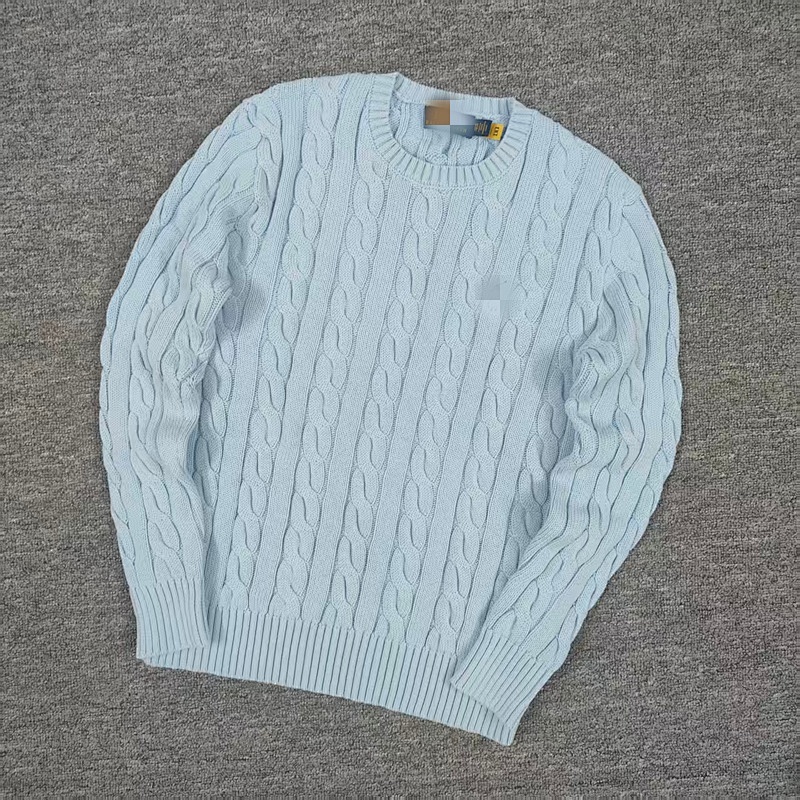 .00##rl 100% Pure Cotton Autumn And Winter Round Neck Long Sleeved Sweater C 4