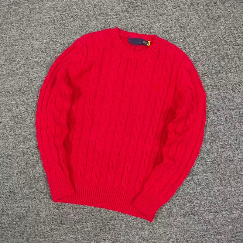 .00##rl 100% Pure Cotton Autumn And Winter Round Neck Long Sleeved Sweater C 8