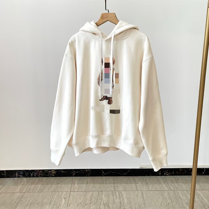 ##Women's Bear Oversized Fleece Hoodie P 6