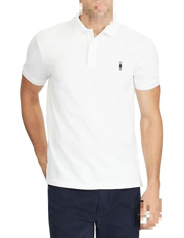 ## Three Buttons Custom Slim Fit Stretch Mesh Polo Shirt Polo R 5