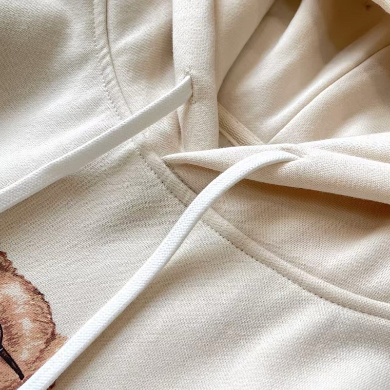 ##Women's Bear Oversized Fleece Hoodie P 12