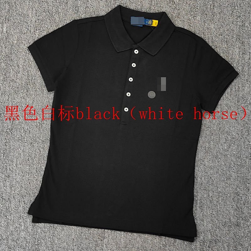 .00#rl 8 Color Five Button Stytle Women's Polo Shirt Polo B 7