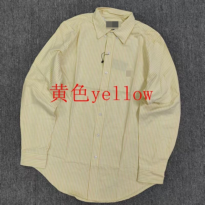 .00###Striped Oxford Shirt For Men And Women Colorful Horse B 4