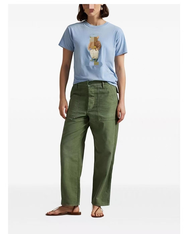 ##Sky Blue Bear Graphic Tee 0808 T P 3