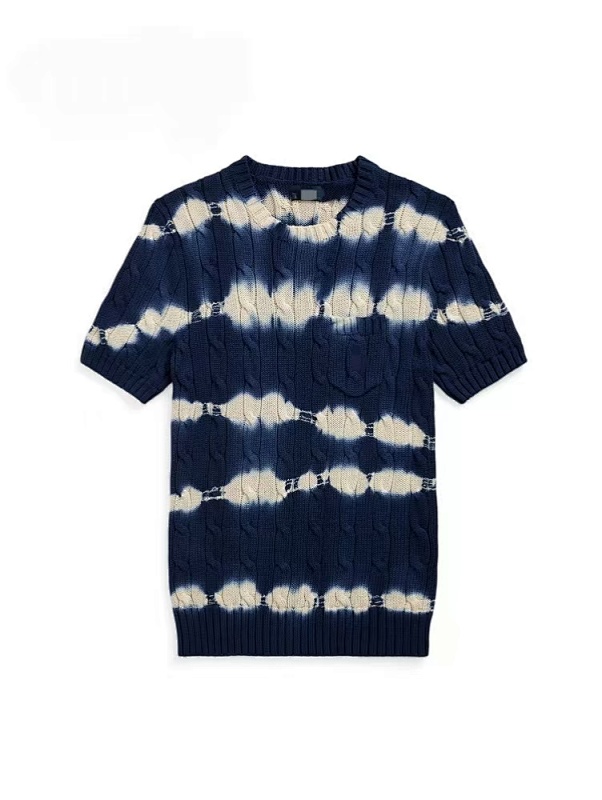 ##Tie-Dye Stripe Twist Short Sleeve 0209 P 6
