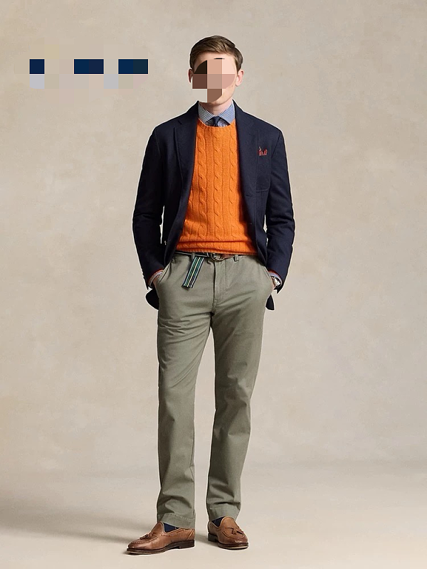## Slim Fit Stretch Chino Pants Rl Y 7