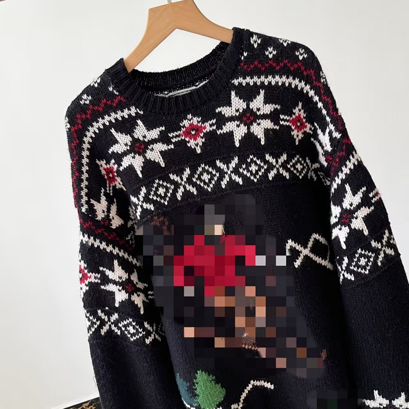 ##Men's Skier Intarsia Knit Sweater P 9