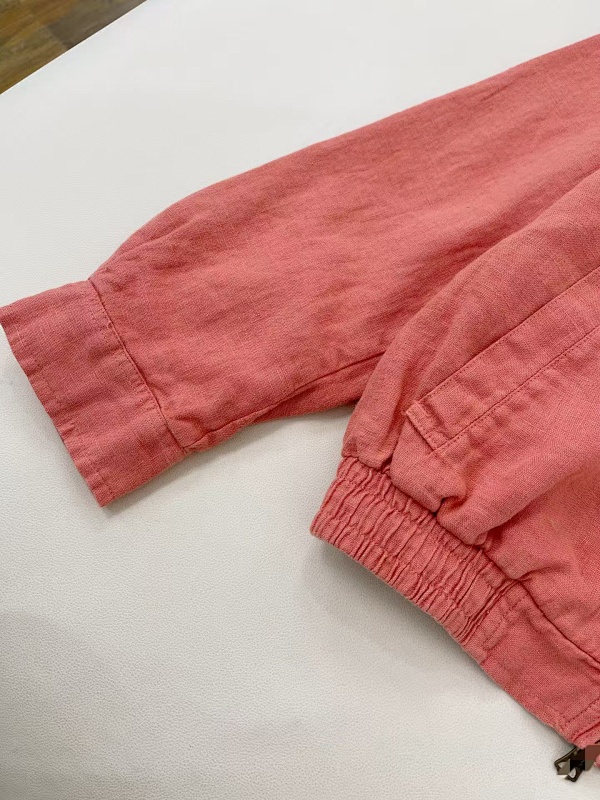 ##Linen Harrington Jacket P 12