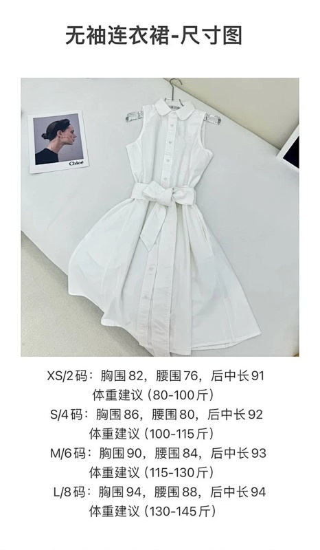 .00## Oxford Cloth Sleeveless Dress C 2