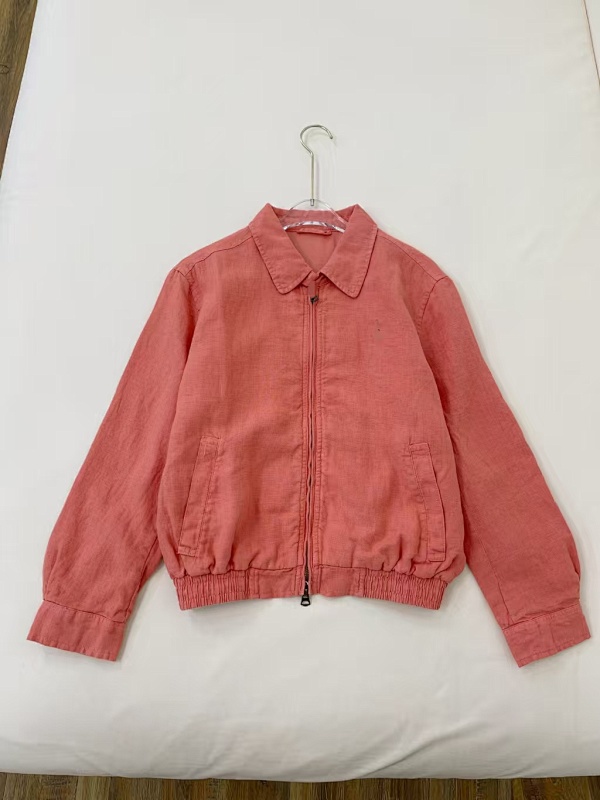##Linen Harrington Jacket P 7