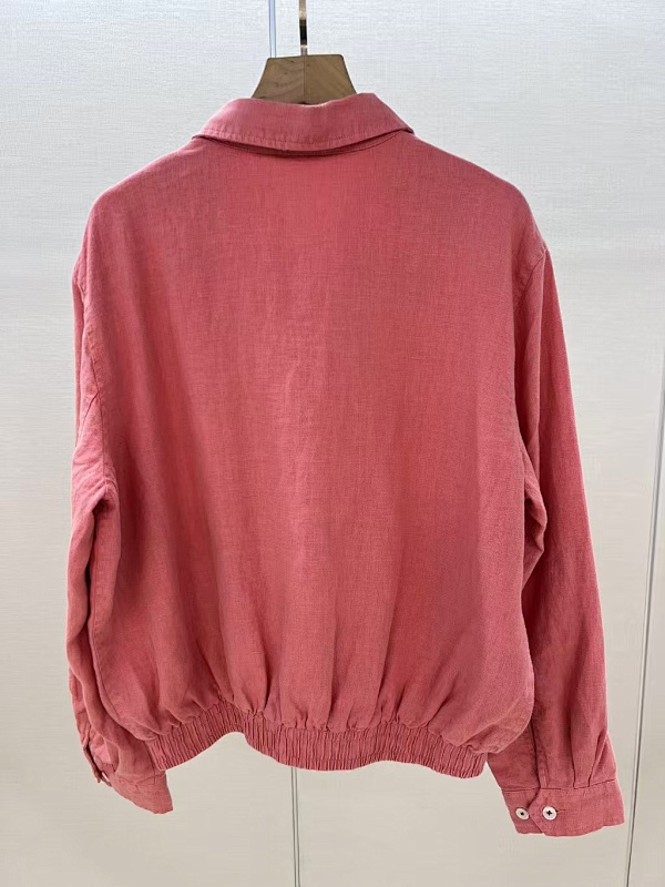 ##Linen Harrington Jacket P 3