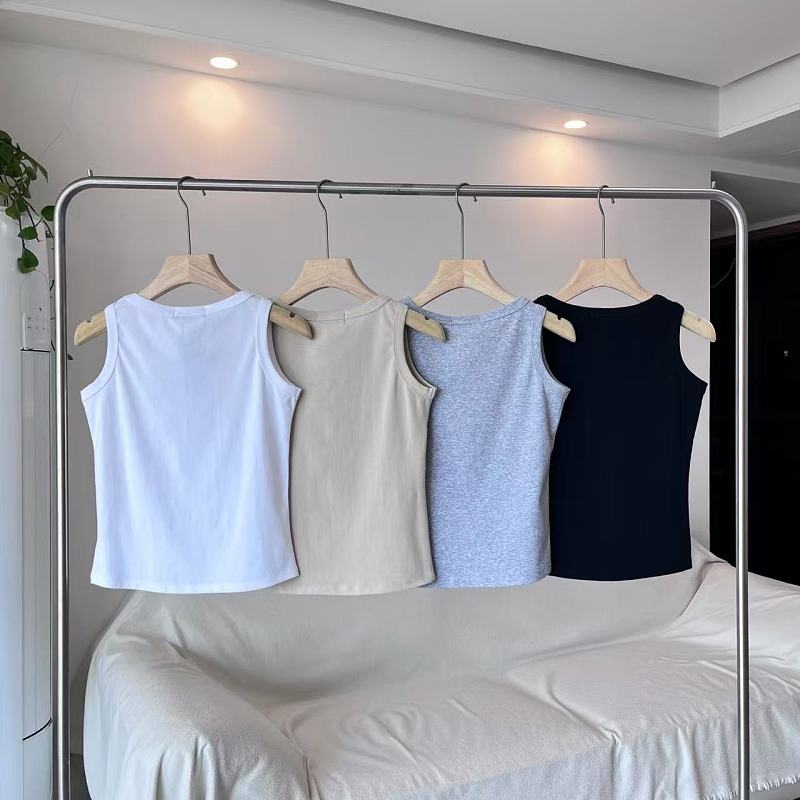 10usd Promotional Sale ##Women's 100% Ribbed Cotton Tank Top N 8