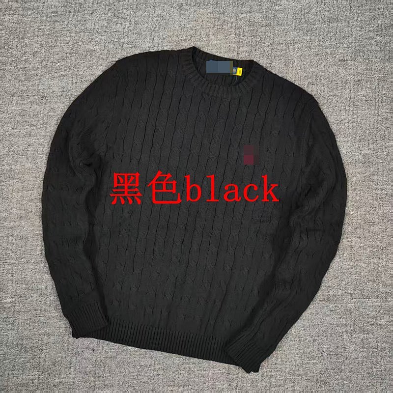 $25.35 #rl Autumn/Winter Classic Cable Crewneck Sweater G/d 7