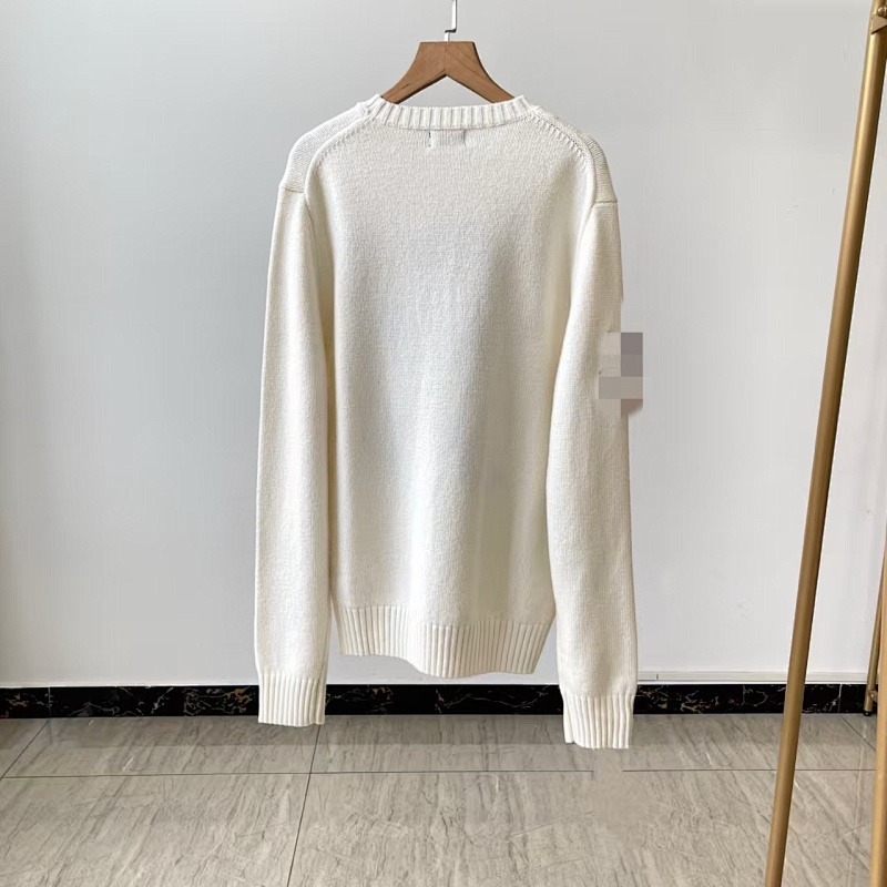 ##Bear Intarsia Knit Crewneck Sweater 808 P 8