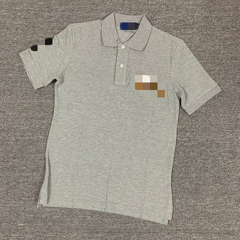 ##Three Horses Logo Embroidery Polo Shirt Logo Polo R34 H 5