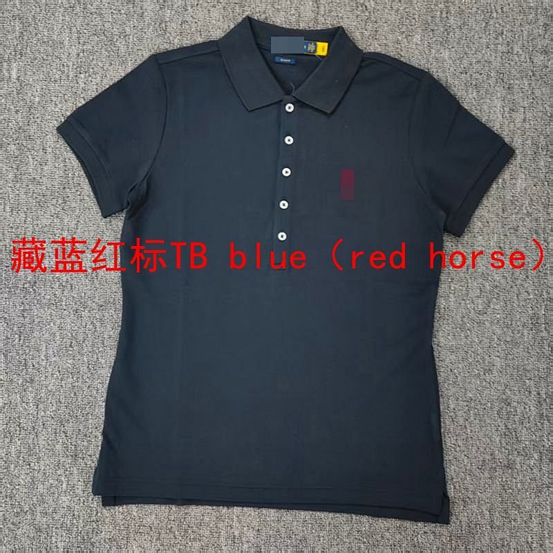 .00#rl 8 Color Five Button Stytle Women's Polo Shirt Polo B 9