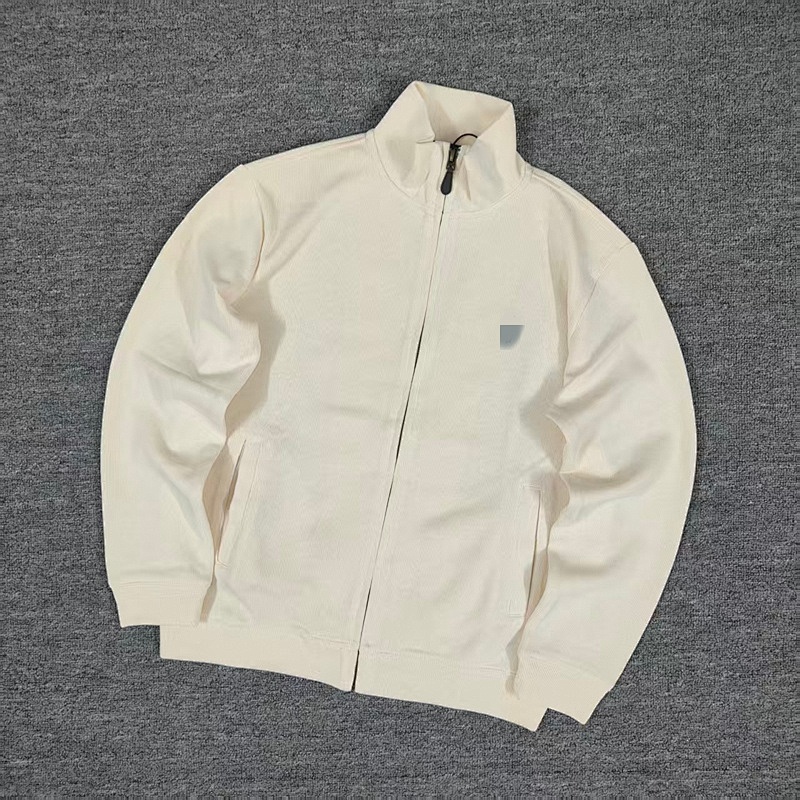.00## Knitted Zip-up Cardigan Sweatshirt E 4