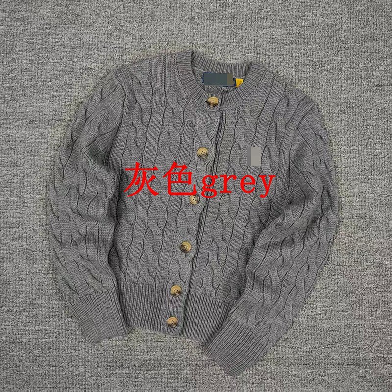 .00#rl Wool Twist Style Cardigan For Women 90%wool+10%cashmere C 3