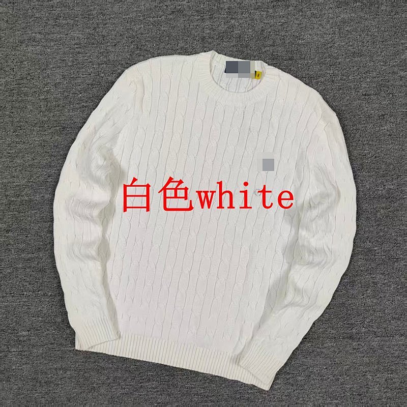 $25.35 #rl Autumn/Winter Classic Cable Crewneck Sweater G/d 9