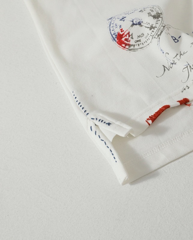 ## Mesh Graphic Polo Shirt Polo E 6