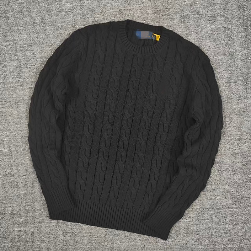 .00##rl 100% Pure Cotton Autumn And Winter Round Neck Long Sleeved Sweater C 11