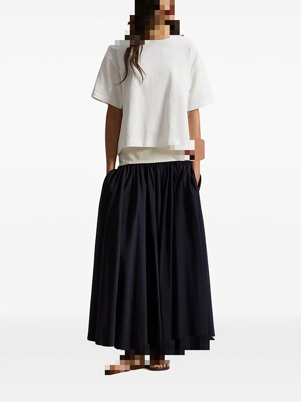 ##Women's Shirred A-Line Skirt A P 4