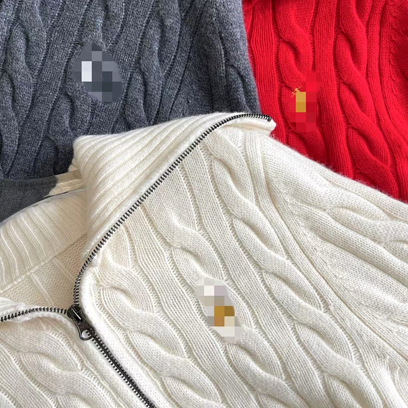 ##Wool Cable Knit Full Zip Cardigan 808 P 9