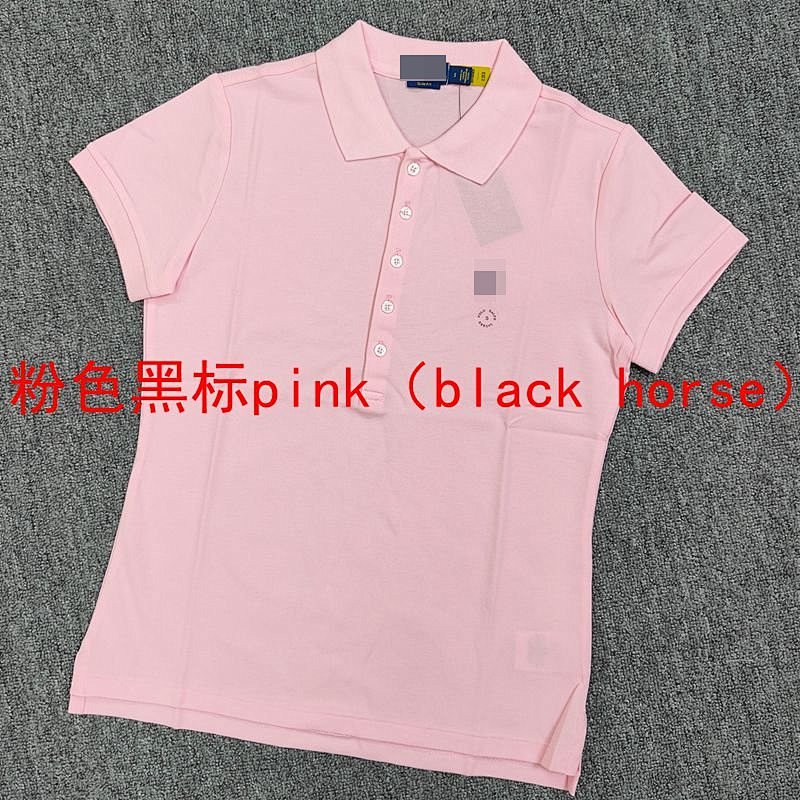 .00#rl 8 Color Five Button Stytle Women's Polo Shirt Polo B 8