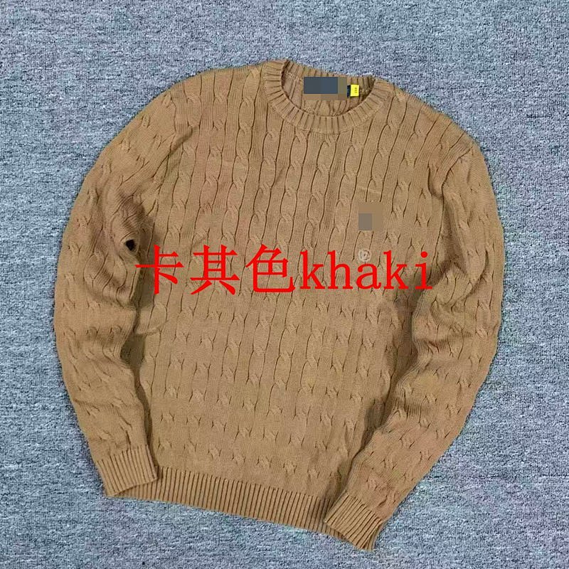$25.35 #rl Autumn/Winter Classic Cable Crewneck Sweater G/d 6