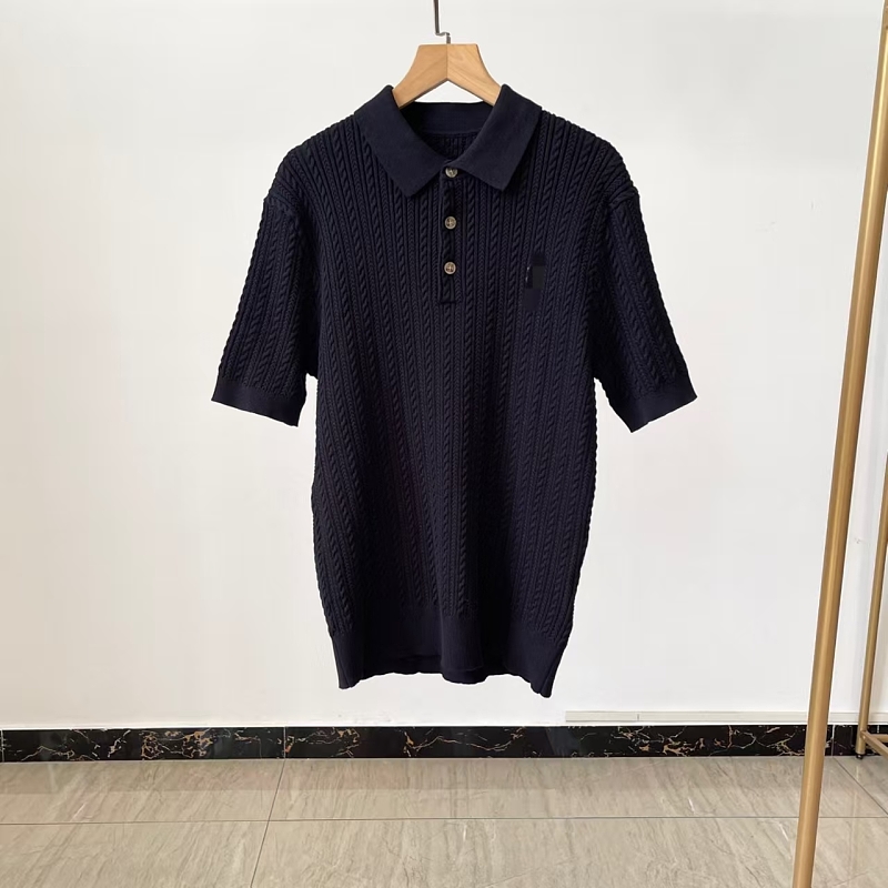 ##Unisex Cable Knit Short Sleeve 3 P 7