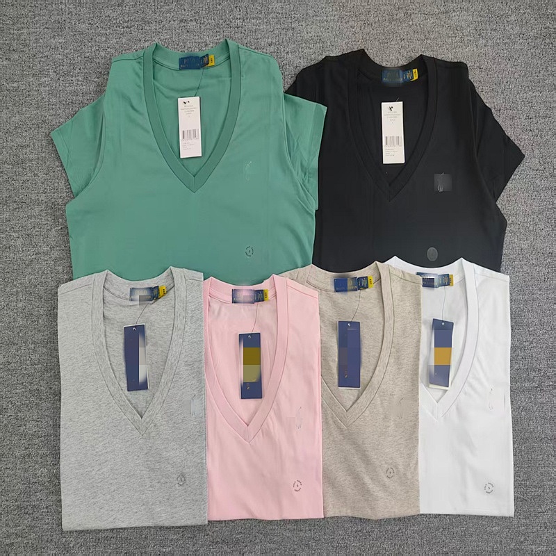 #1:1 Cotton Jersey V-Neck Tee V T A 2