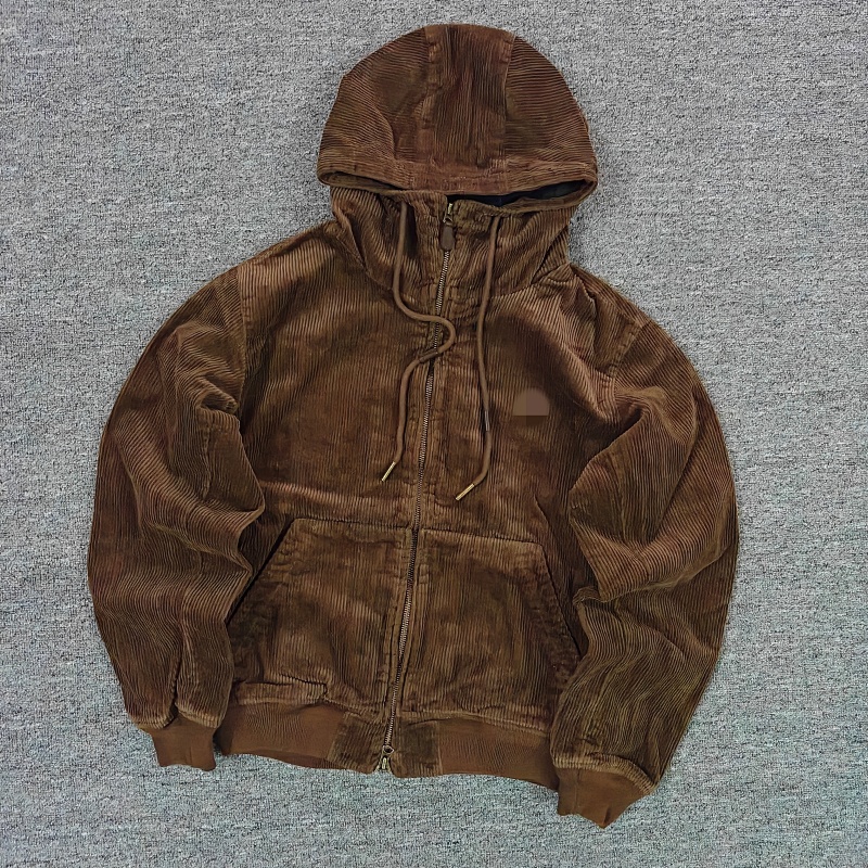 ##The Wynton Corduroy Hooded Jacket M 4