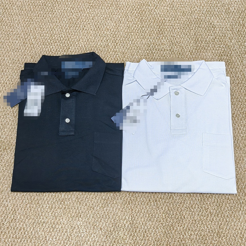 ##Lapel Embroidered Polo Shirt Polo 517000E 8