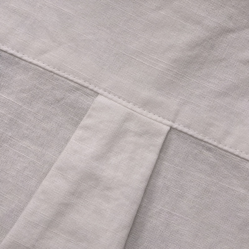 .5## Women's Cotton And Linen Short-sleeved Shirt 517251E 6