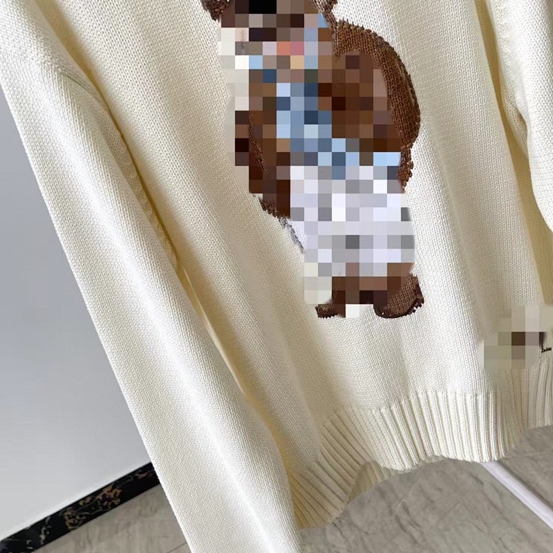 ##Cotton-Blend Crewneck Sweater 808 P 10