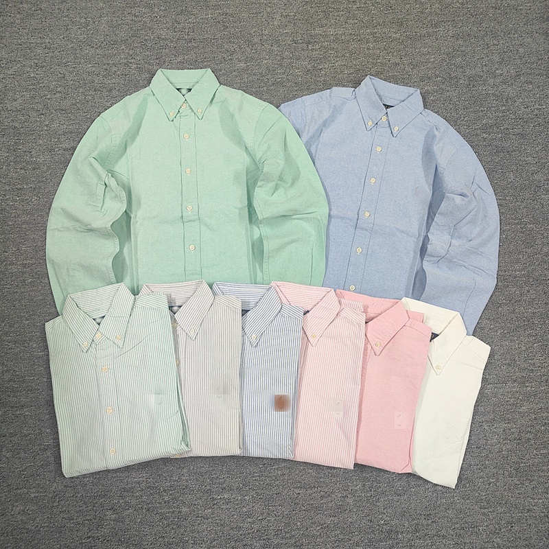 .00##Classic Fit Oxford Coloured Horse Shirt C 2