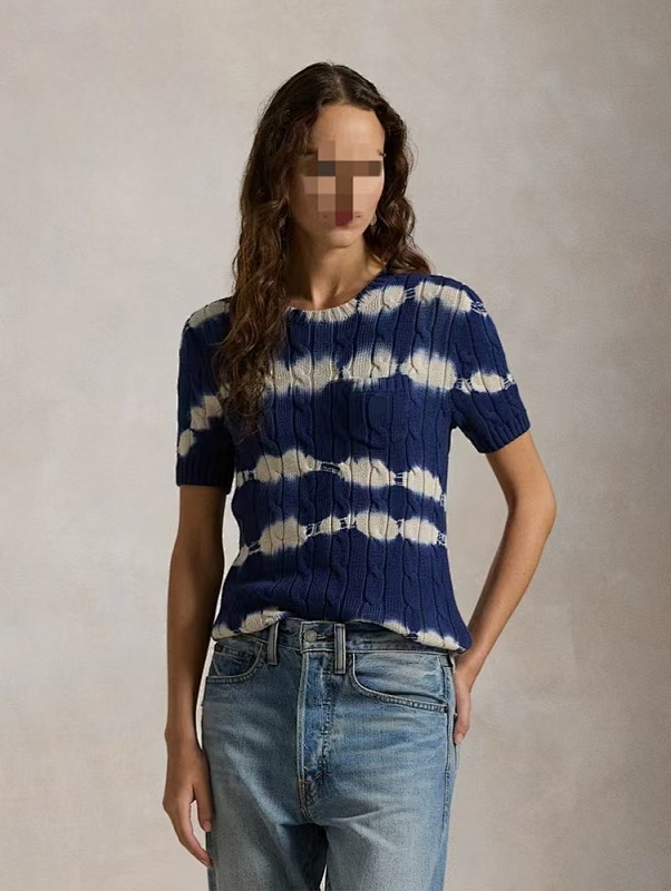 ##Tie-Dye Stripe Twist Short Sleeve 0209 P 2