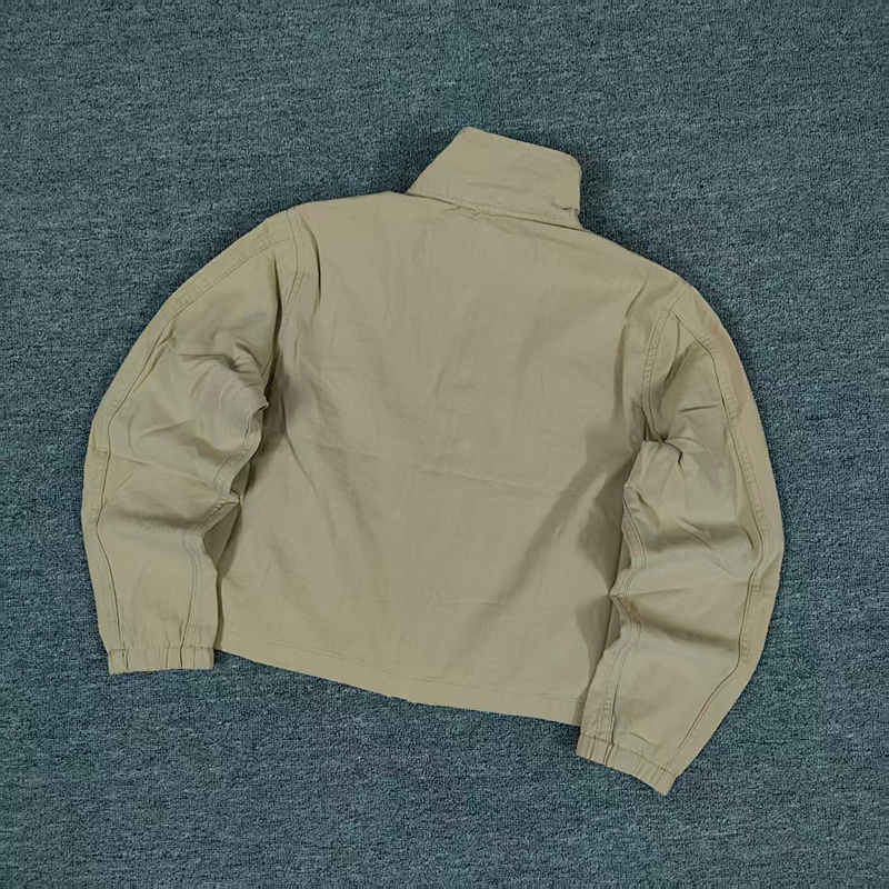 ##Women Cotton Canvas Jacket M 5