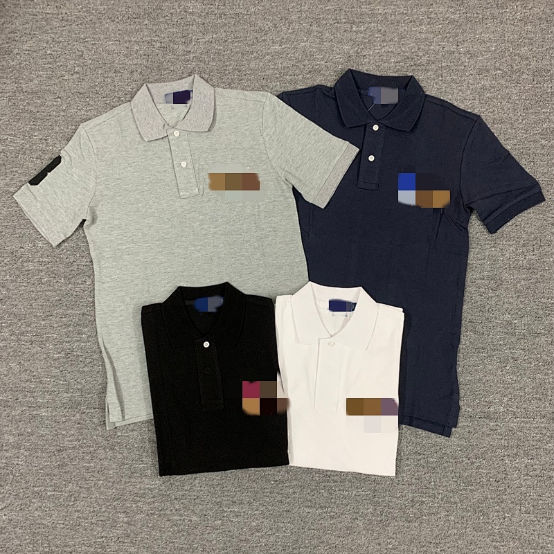 ##Three Horses Logo Embroidery Polo Shirt Logo Polo R34 H 2