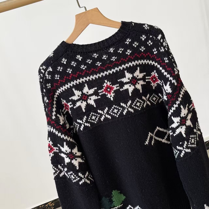 ##Men's Skier Intarsia Knit Sweater P 10