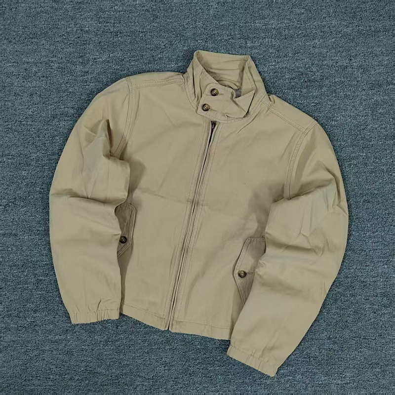 ##Women Cotton Canvas Jacket M 4