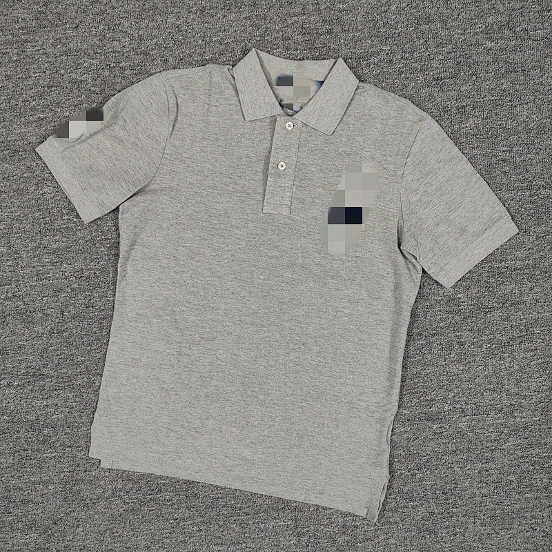 # Basic Big Pony Embroidered Polo Shirt Polo R32 H 3