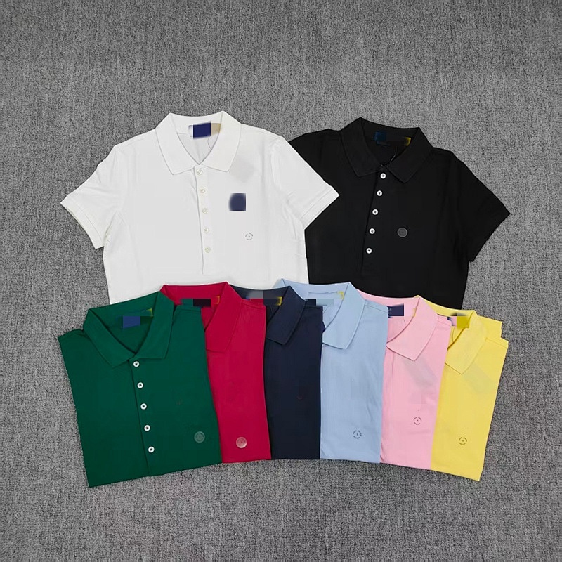 .00#rl 8 Color Five Button Stytle Women's Polo Shirt Polo B 2