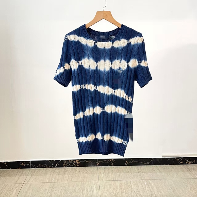 ##Tie-Dye Stripe Twist Short Sleeve 0209 P 8