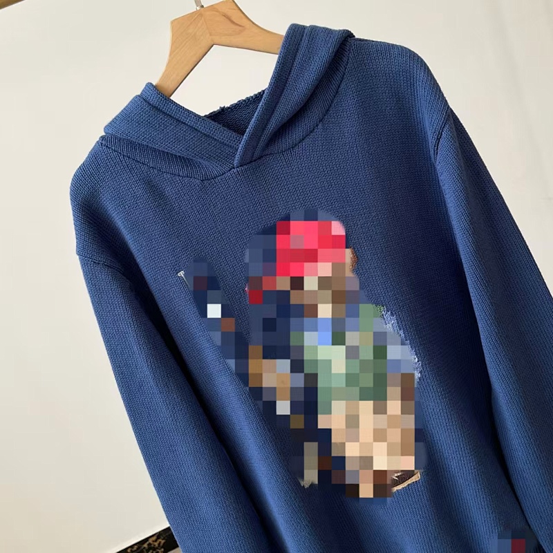 ##fishing Bear Sweater Hoodie 808 P 6