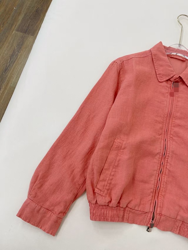 ##Linen Harrington Jacket P 10