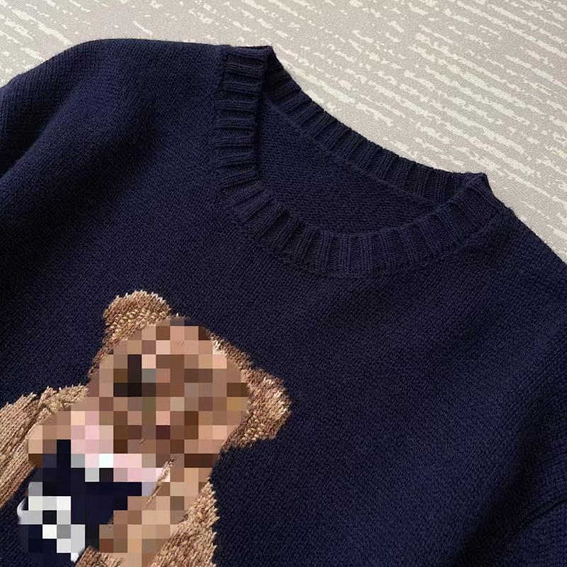 ##Men's Bear Crewneck Sweater P 5
