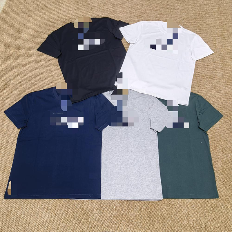 ##100% Cotton Letter Embroidery T-shirt T 516366E 9