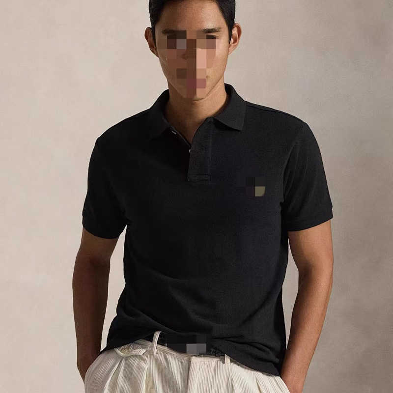 ##Custom Slim Fit Horseshoe Cotton Polo Shirt Polo Y 3